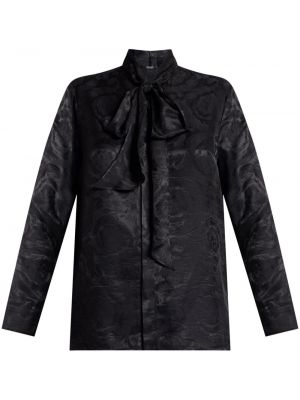 Marškiniai su lankeliu Versace juoda