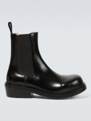Chelsea boots en cuir Bottega Veneta noir