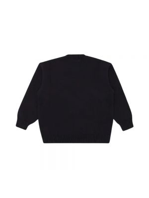 Dzianinowy sweter Armani czarny