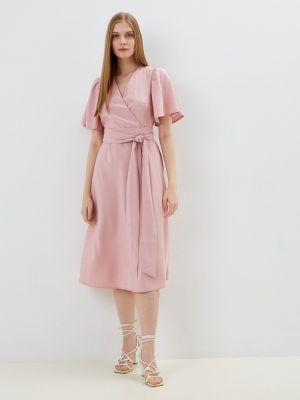 Платье на запах Pinkkarrot розовое
