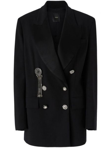 Dobbeltradet blazer Pinko sort