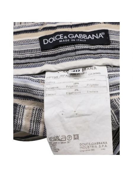 Spodnie bawełniane Dolce & Gabbana Pre-owned