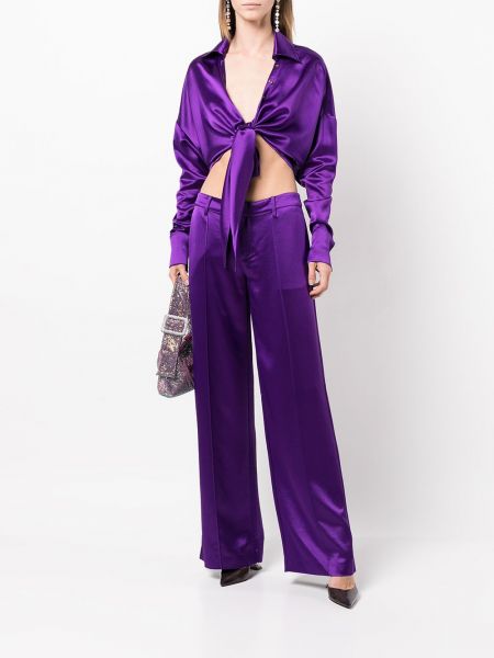 Pantalon droit Retrofete violet