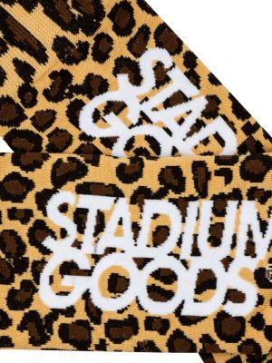 Chaussettes à imprimé à imprimé léopard Stadium Goods® jaune