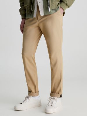 Pantaloni chino Calvin Klein nero