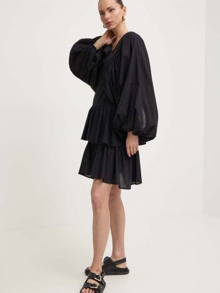 Pamučna mini haljina Liu Jo crna
