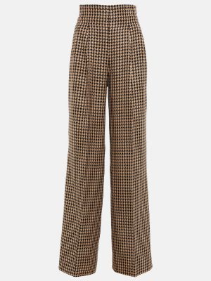 Pantalones de lana Emilia Wickstead beige