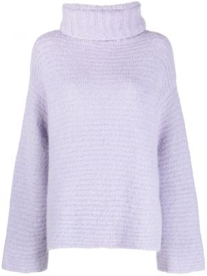 Пуловер от алпака вълна A.p.c. виолетово