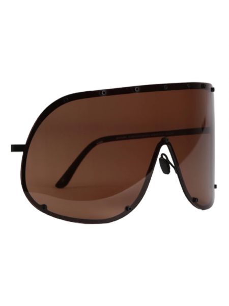 Okulary przeciwsłoneczne Rick Owens brązowe