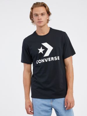 Polokošile s hvězdami Converse černé