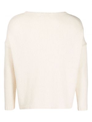 Sweter z okrągłym dekoltem Ma'ry'ya biały