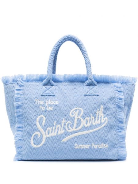 Nákupná taška Mc2 Saint Barth modrá