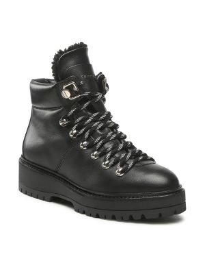 Členkové topánky Tommy Hilfiger čierna