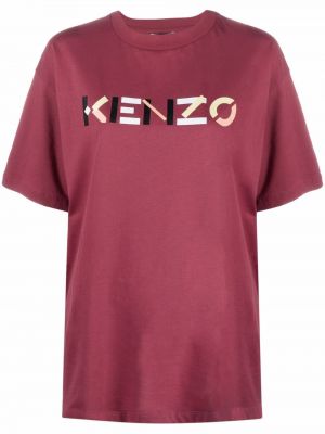 Camiseta de cuello redondo Kenzo rosa