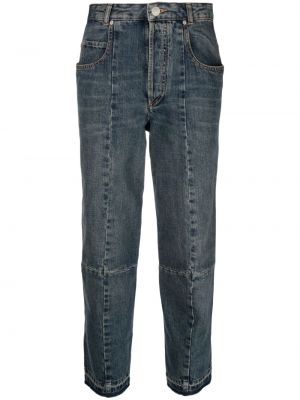 Skinny fit džínsy s vysokým pásom Isabel Marant modrá