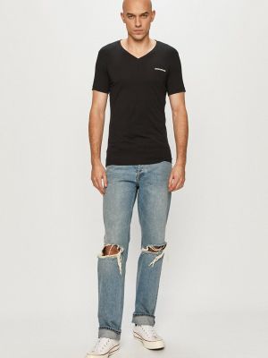 Majica Calvin Klein Jeans črna