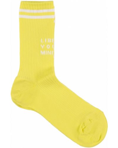 Bavlněné ponožky Liberal Youth Ministry žluté