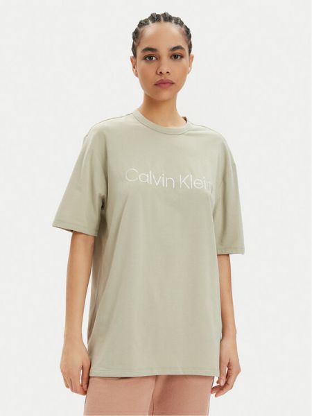 Voľné priliehavé tričko Calvin Klein Underwear zelená