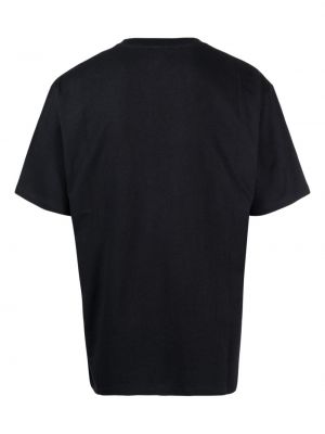 Raštuotas medvilninis marškinėliai Buscemi juoda