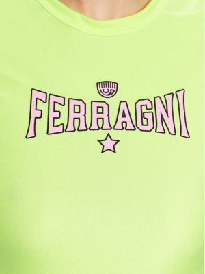 Priliehavé tričko Chiara Ferragni žltá