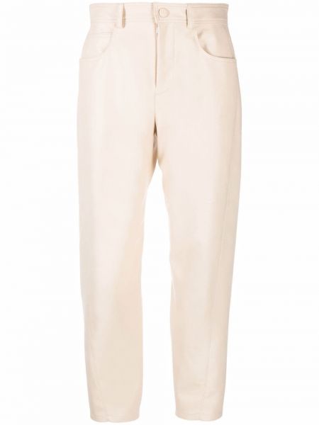 Pantaloni in viscosa con motivo a stelle Stella Mccartney beige