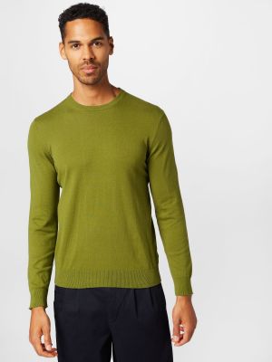 Пуловер Burton Menswear London зелено