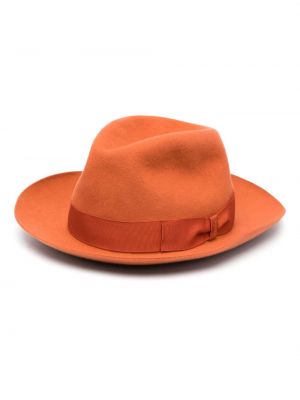 Plstěný klobouk Borsalino oranžový
