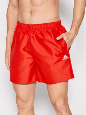 Pantaloncini sportivi Adidas rosso