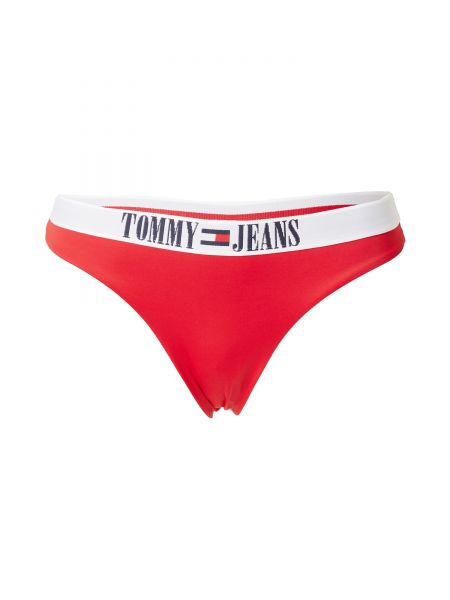 Nohavičky Tommy Jeans červená
