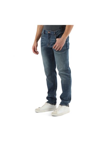 Slim fit skinny jeans mit taschen Armani Exchange blau