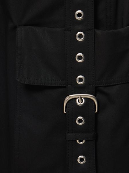 Bavlněné cargo kalhoty Off-white černé