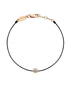 Redline bracelet Pure en or rose 18ct et diamants - Noir