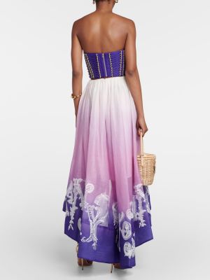 Midi sukně Zimmermann fialové