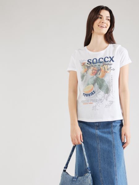 Marškinėliai Soccx balta