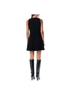 Mini vestido con escote v Etro negro