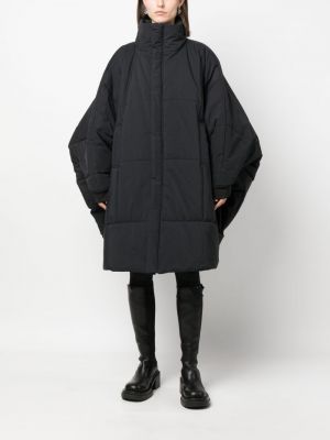 Manteau à col montant oversize en plume Henrik Vibskov noir
