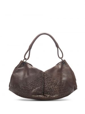 Bottega Veneta Pre-Owned Intrecciato leather shoulder bag - Marron Bottega Veneta Pre-owned