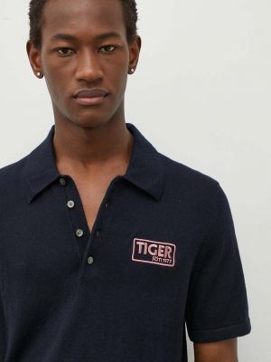 Polo majica s uzorkom tigra Tiger Of Sweden plava