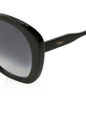 Oversized sluneční brýle Chloã© černé
