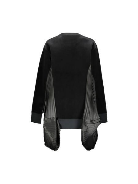 Suéter de terciopelo‏‏‎ plisado Junya Watanabe negro