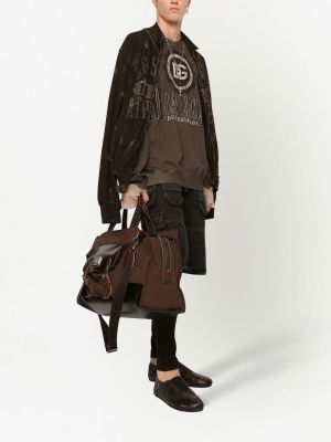 Shorts cargo avec poches Dolce & Gabbana noir