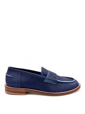Loafers Lemaré niebieskie