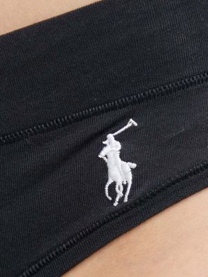 Kalhotky string Polo Ralph Lauren černé