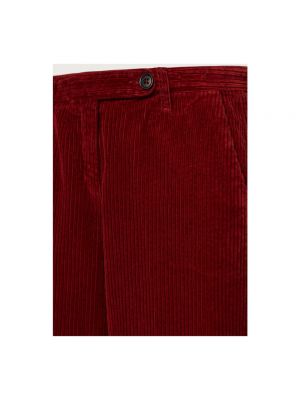 Pantalones de cintura alta Massimo Alba rojo
