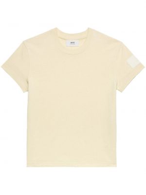 T-shirt aus baumwoll Ami Paris beige