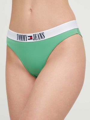 Slipy Tommy Jeans zielone