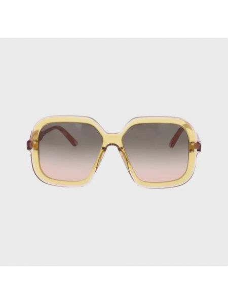 Okulary przeciwsłoneczne Dior żółte