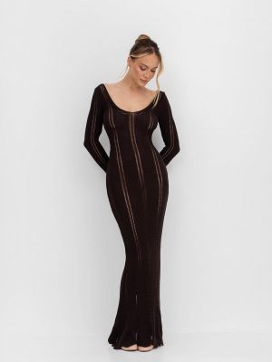 Вечернее платье Embody коричневое