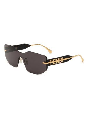 Черные очки солнцезащитные Fendi