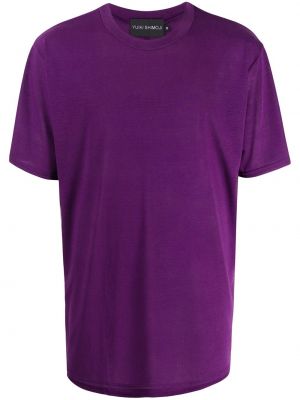 Marškinėliai Yuiki Shimoji violetinė